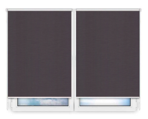 Рулонные шторы Мини Анже блэкаут темно-серый цена. Купить в «Мастерская Жалюзи»